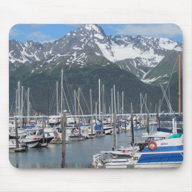 Seward Harbor, Alaska Mouse Pad (Front)