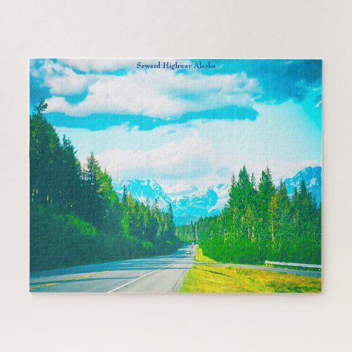 Seward Highway Alaska Jigsaw Puzzle