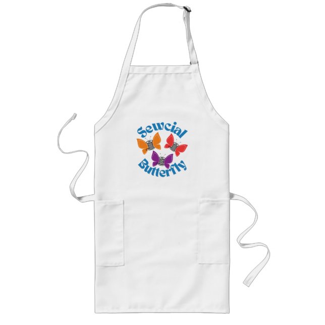 Sewcial Butterfly Apron  (Front)