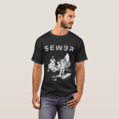 SEWER "Icarus" - Space T-Shirt #2 (Front Full)
