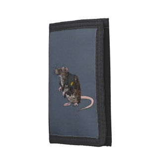 Sewer Punk Rat Tri-fold Wallet