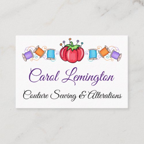 Sewing and Alterations Business Card