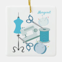 Sewing And Quilting Blue