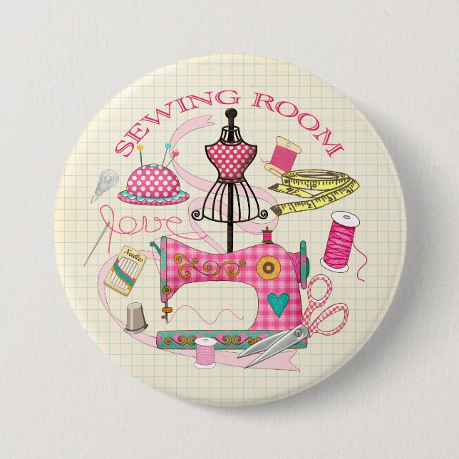 Sewing Badge Button (Front)
