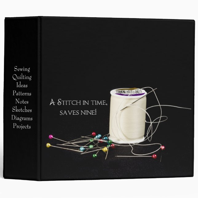 Sewing Binder (Front/Spine)