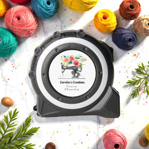 Sewing Black White Crafter Dressmaker Tape Measure