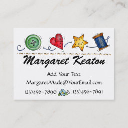 Sewing Business Card | Zazzle