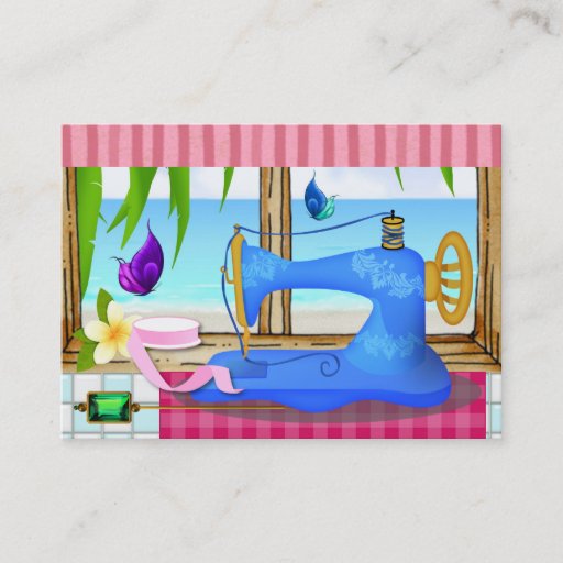 Customizable Sewing Business Card