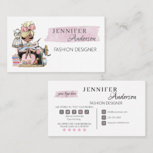 Sewing Business Card Fashion Designer