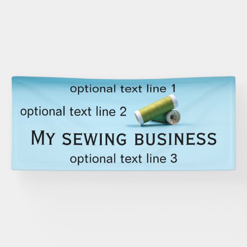 Sewing business modern banner