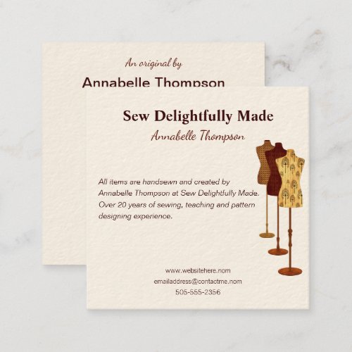 Sewing Creative Business Card