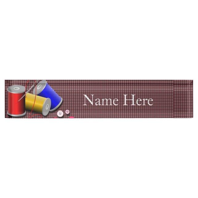 Sewing Desk Name Plate (Front)