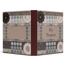 Sewing Enthusiast Brown Avery Binder