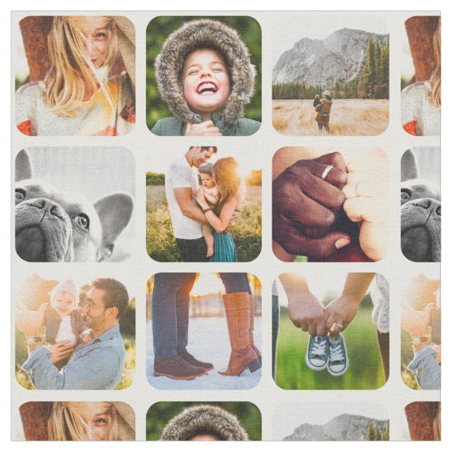 Sewing Fabric 9 Photo Template (Close Up)