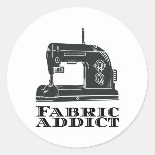 Sewing Machine Sticker/Decal: Set of 2