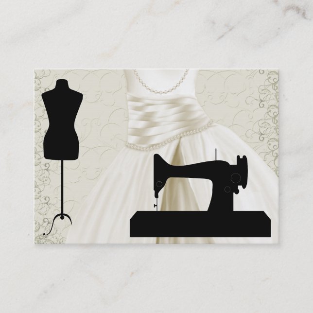 Sewing / Fashion / Seamstress Business Card (Front)