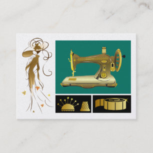 Sewing  / Fashion / Seamstress Business Card