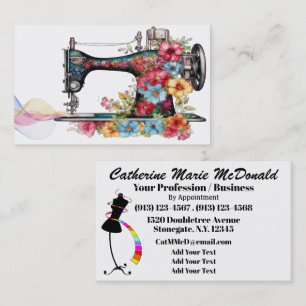 Sewing / Fashion / Seamstress Size 1 Business Card