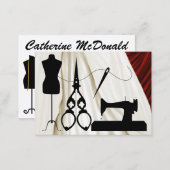 Sewing / Fashion / Seamstress - SRF Business Card (Front/Back)