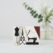 Sewing / Fashion / Seamstress - SRF Business Card (Standing Front)