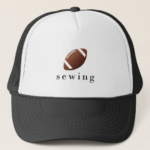 Sewing Football Funny Hilarious T-Shirt Trucker Hat