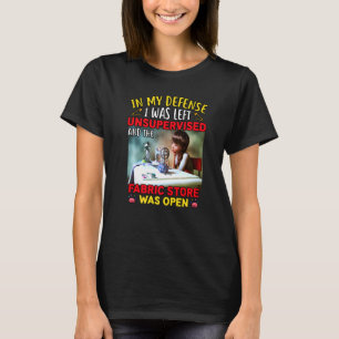 Sewing For Women Fabric Crazy Quilt Lady Craft T-Shirt