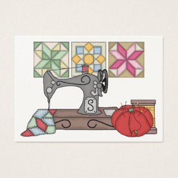 Sewing Gift Enclosure / Crafter Card by sharonrhea at Zazzle