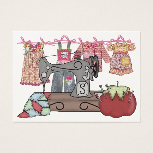 Sewing Gift Enclosure / Crafter Card Business Cards