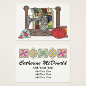 Sewing Gift Enclosure / Seamstress Card (Front & Back)
