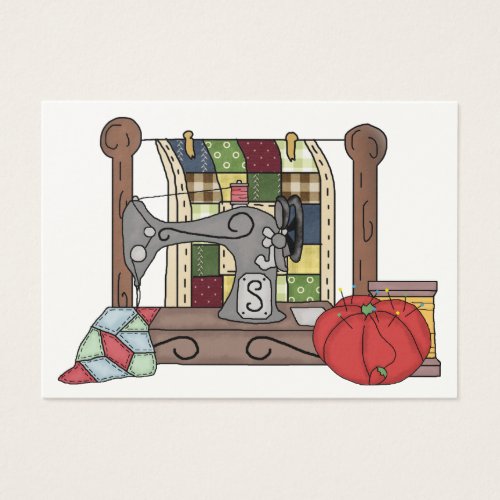 Sewing Gift Enclosure / Seamstress Card Business Card Templates