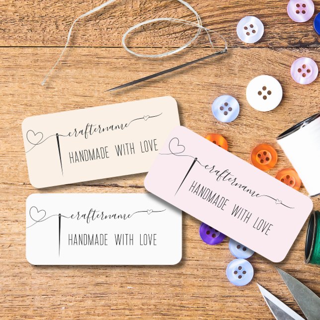 Sewing Handmade with love by clothing label (Creator Uploaded)