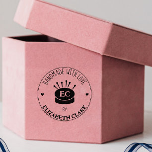 Sewing Handmade with love, Rubber Stamp