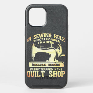 Sewing Hero Because I Rescue Fabric Sewing350 Sewi OtterBox Symmetry iPhone 12 Pro Case