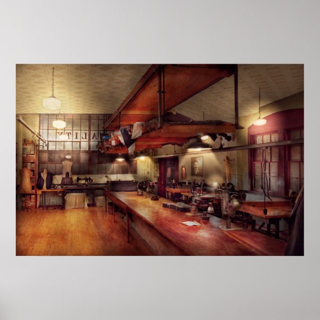 Sewing - Industrial - Tailored made clothing Poster (Front)