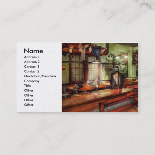Customizable Sewing - Industrial - The sweat shop Business Card
