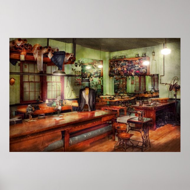 Sewing - Industrial - The sweat shop Poster (Front)