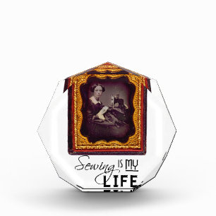 Sewing Is My Life Acrylic Award