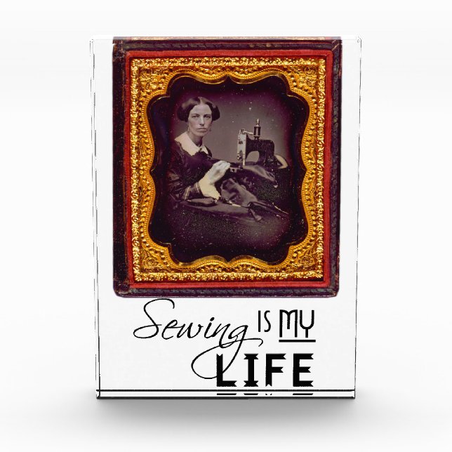 Sewing Is My Life Acrylic Award (Front)