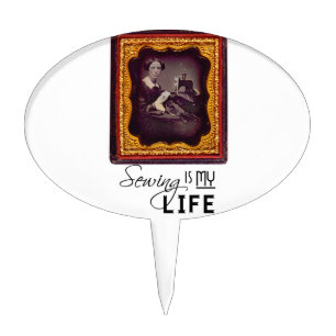 Sewing Is My Life Cake Topper