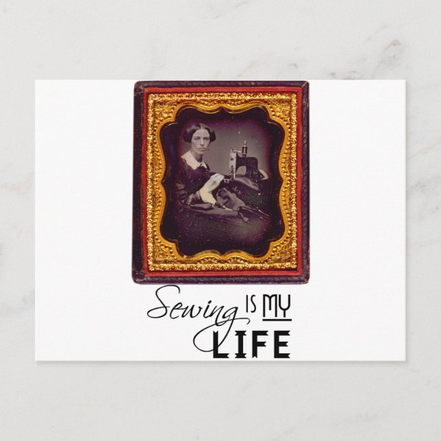 Sewing Is My Life Postcard (Front)