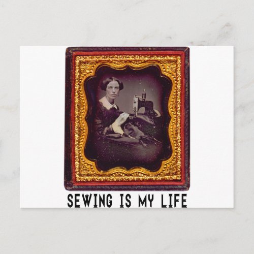 Sewing Is My Life Postcard