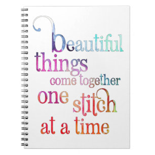 Sewing Knitting Stitch Notebook
