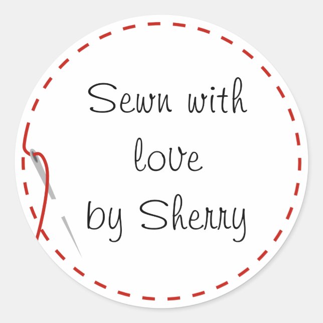 Sewing Love Stickers (Front)