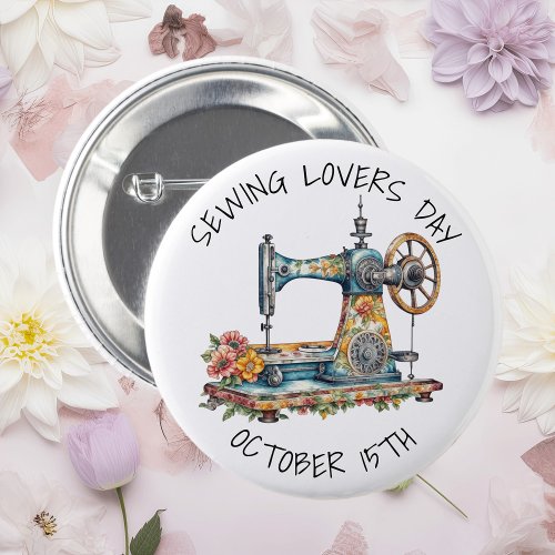Sewing Lovers Day   Button