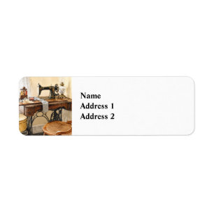 Sewing Machine and Thread Carousel Label