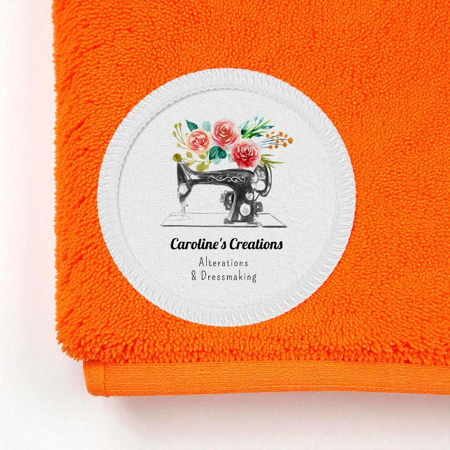 Sewing Machine Black White Seamstress Tailor Patch (Creator Uploaded)