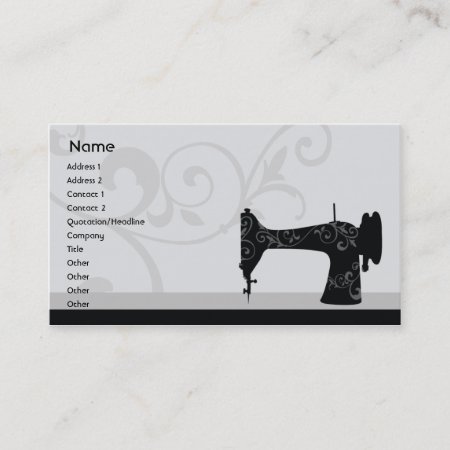 Sewing Machine - Business Business Card