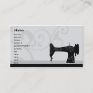 Sewing Machine - Business Business Card at Zazzle