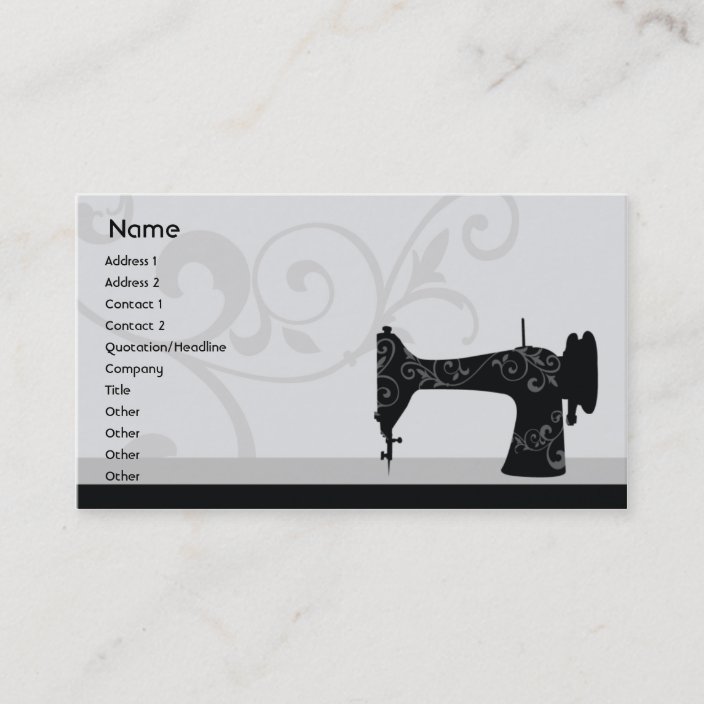 Sewing Machine - Business Business Card | Zazzle.com