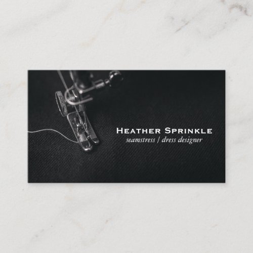 Sewing Machine  Business Card